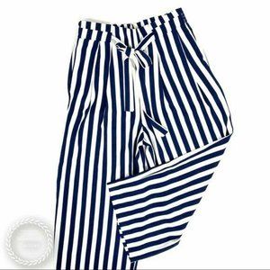 Zara Basics Striped Crop Pant sz US  Small